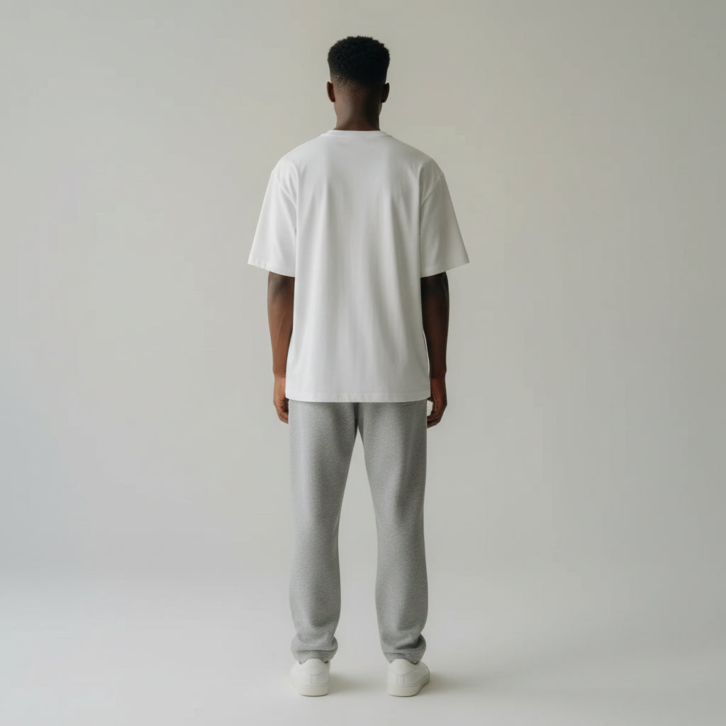 Pantalon de survêtement gris pour homme