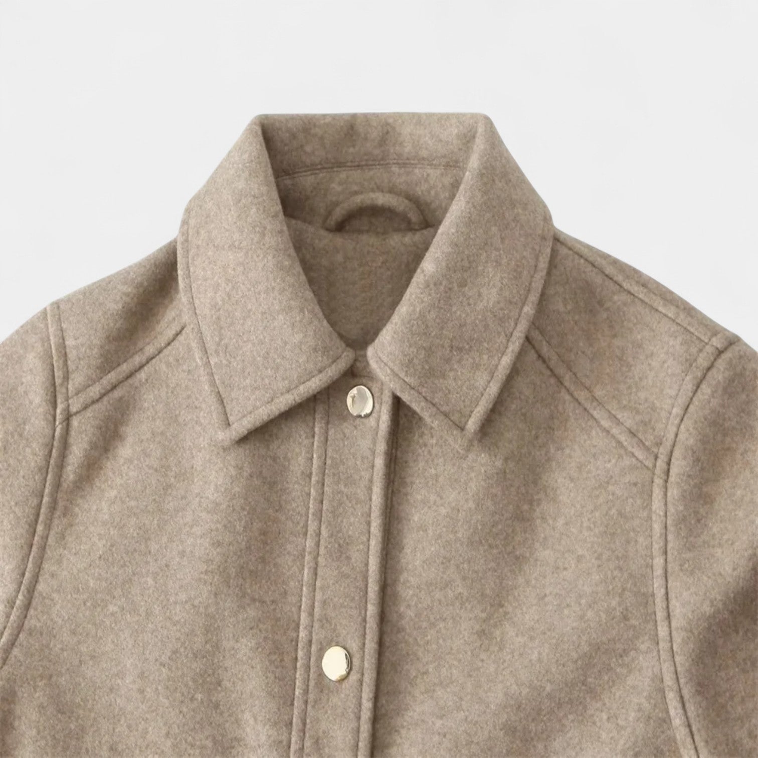 Veste courte en laine mélangée pour femmes