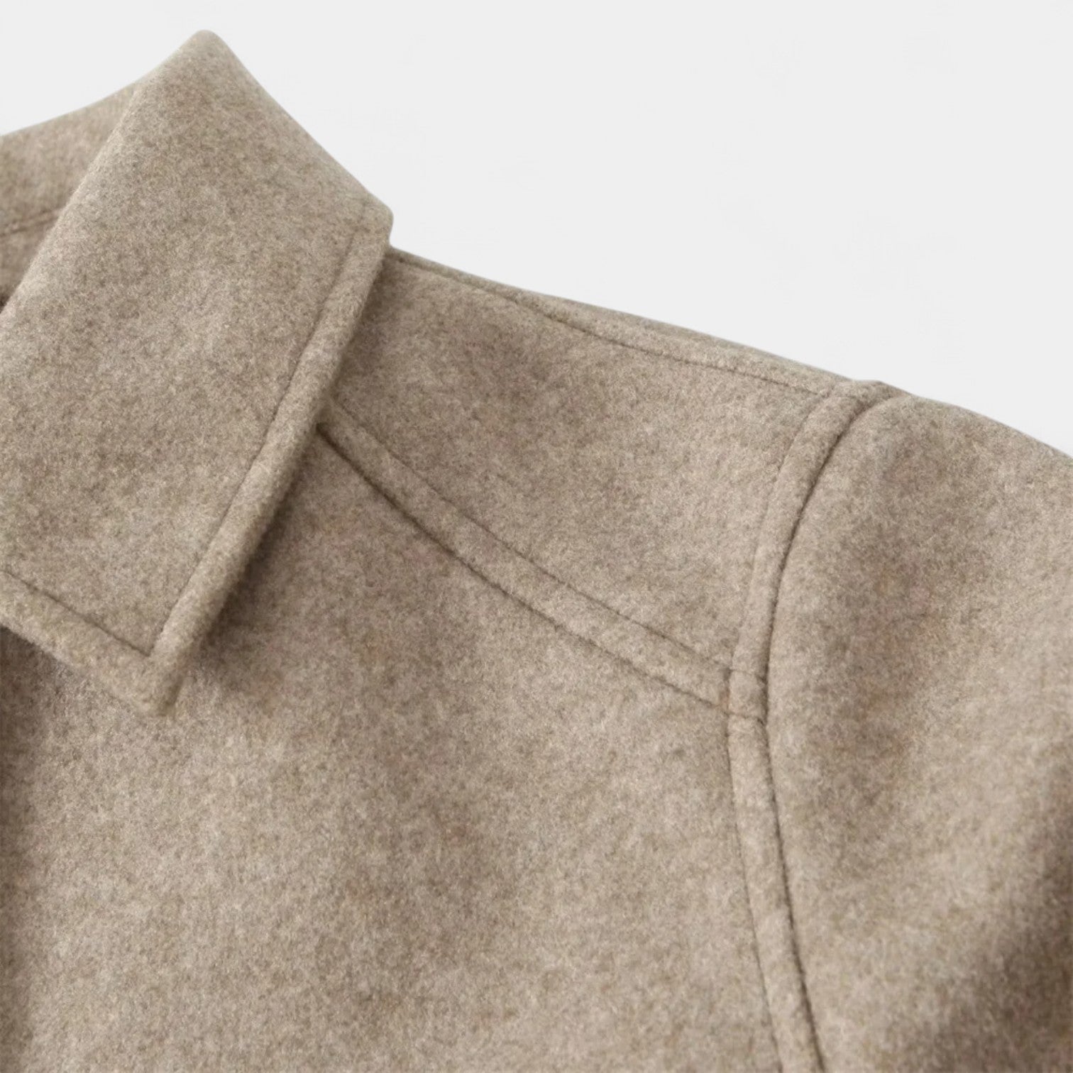 Veste courte en laine mélangée pour femmes