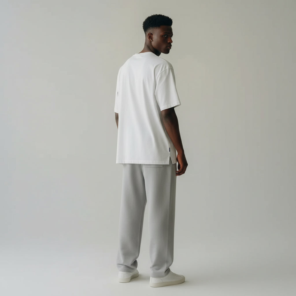 Pantalon de survêtement gris pour homme