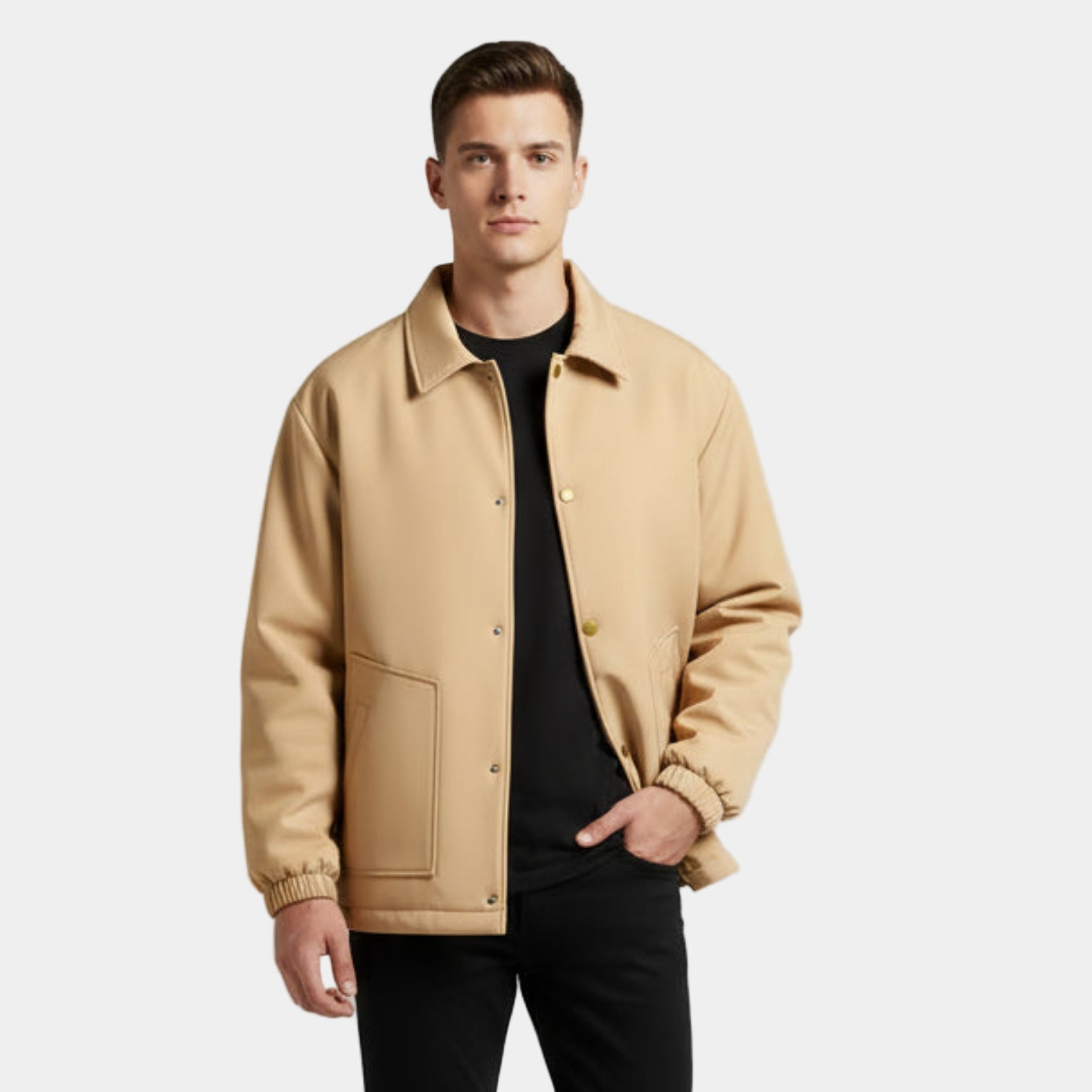 Veste Harrington doublée de polaire pour homme