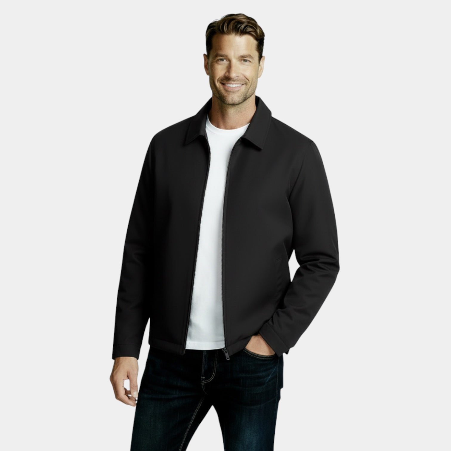 Veste Harrington pour homme légère et coupe-vent