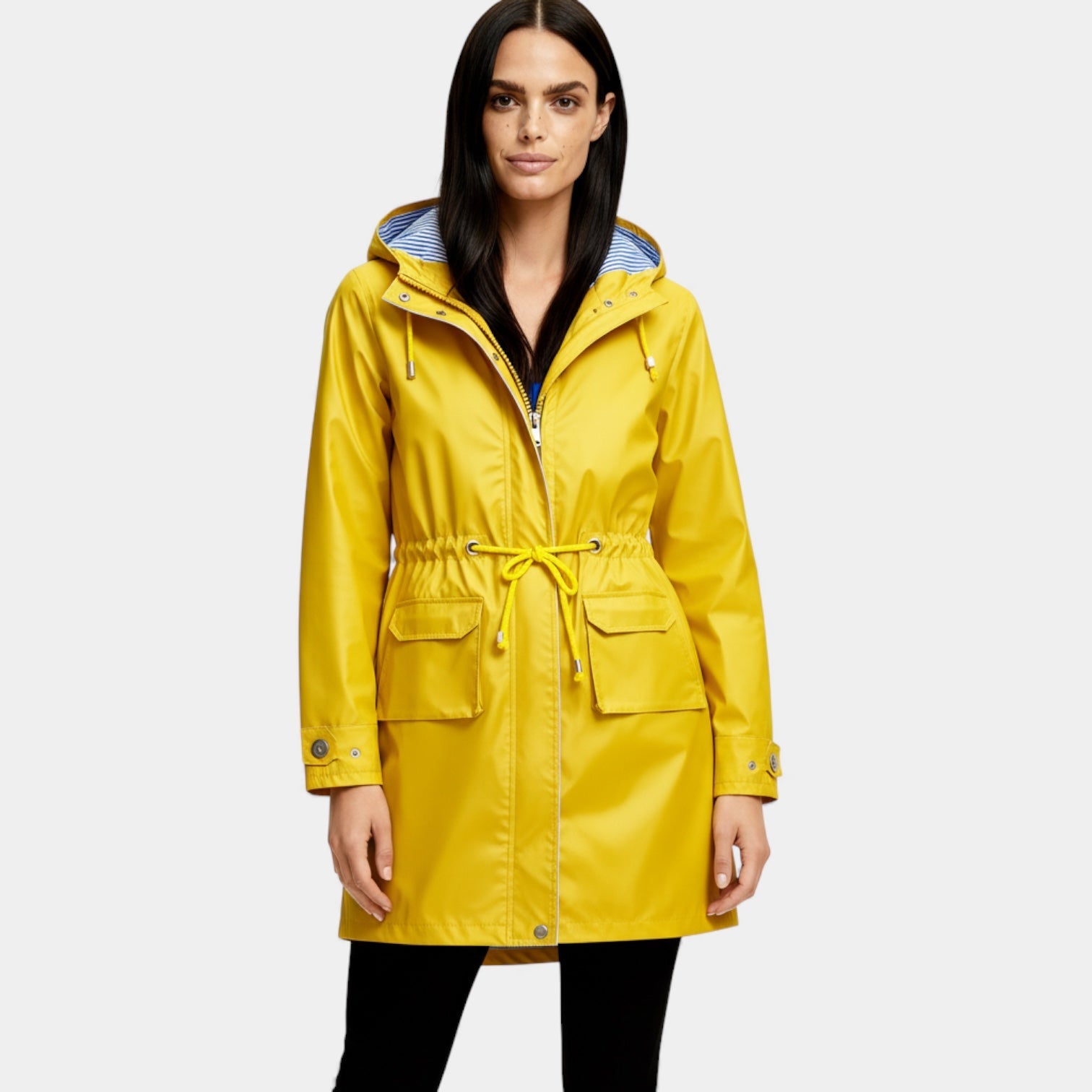 Parka imperméable à capuche pour femmes – manteau de pluie