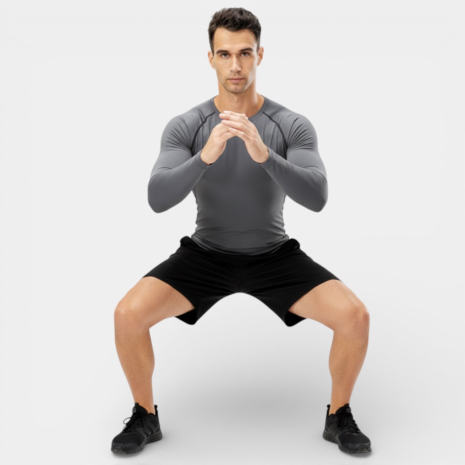 T-shirt de compression à manches longues pour homme