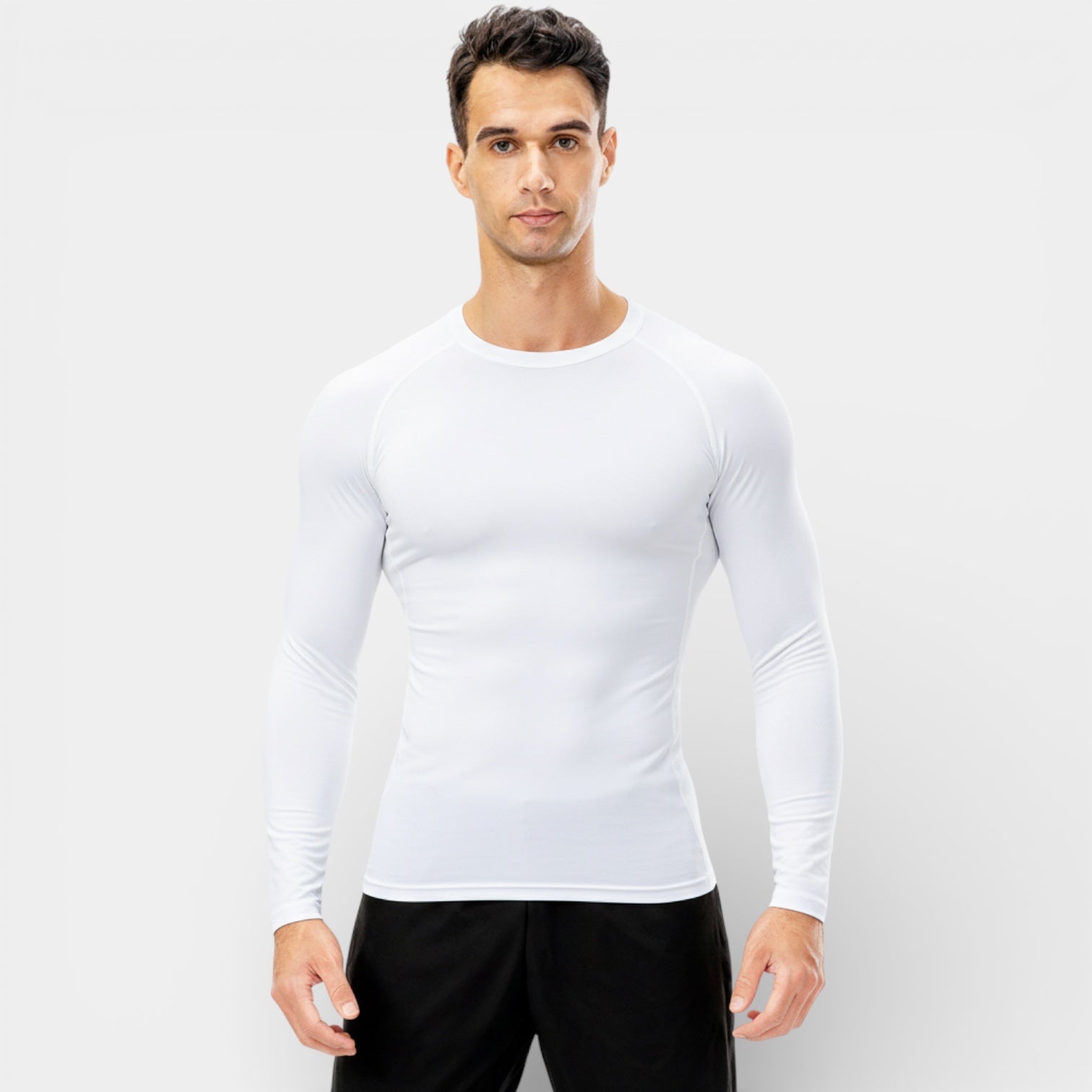 T-shirt de compression à manches longues pour homme