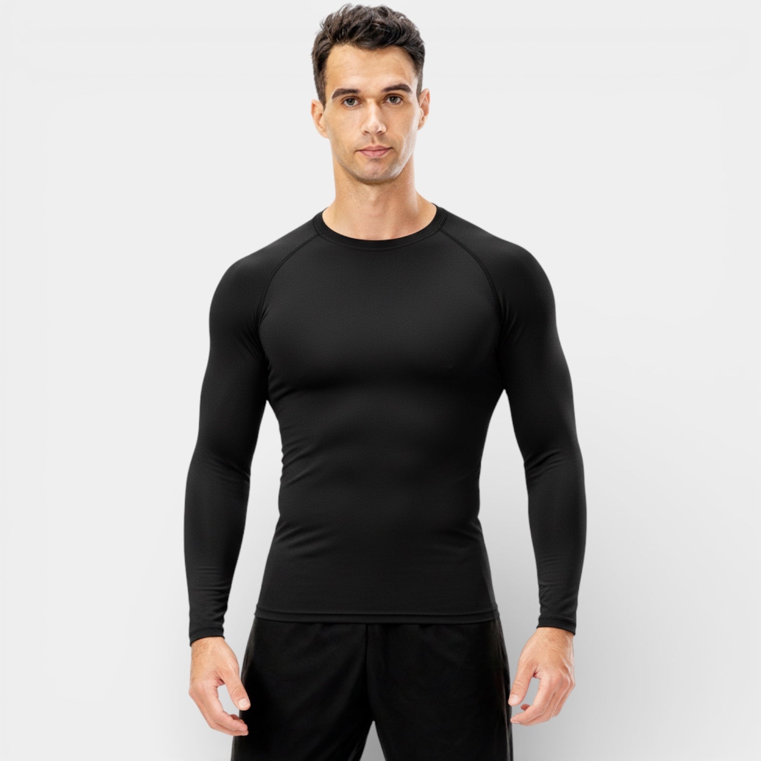 T-shirt de compression à manches longues pour homme
