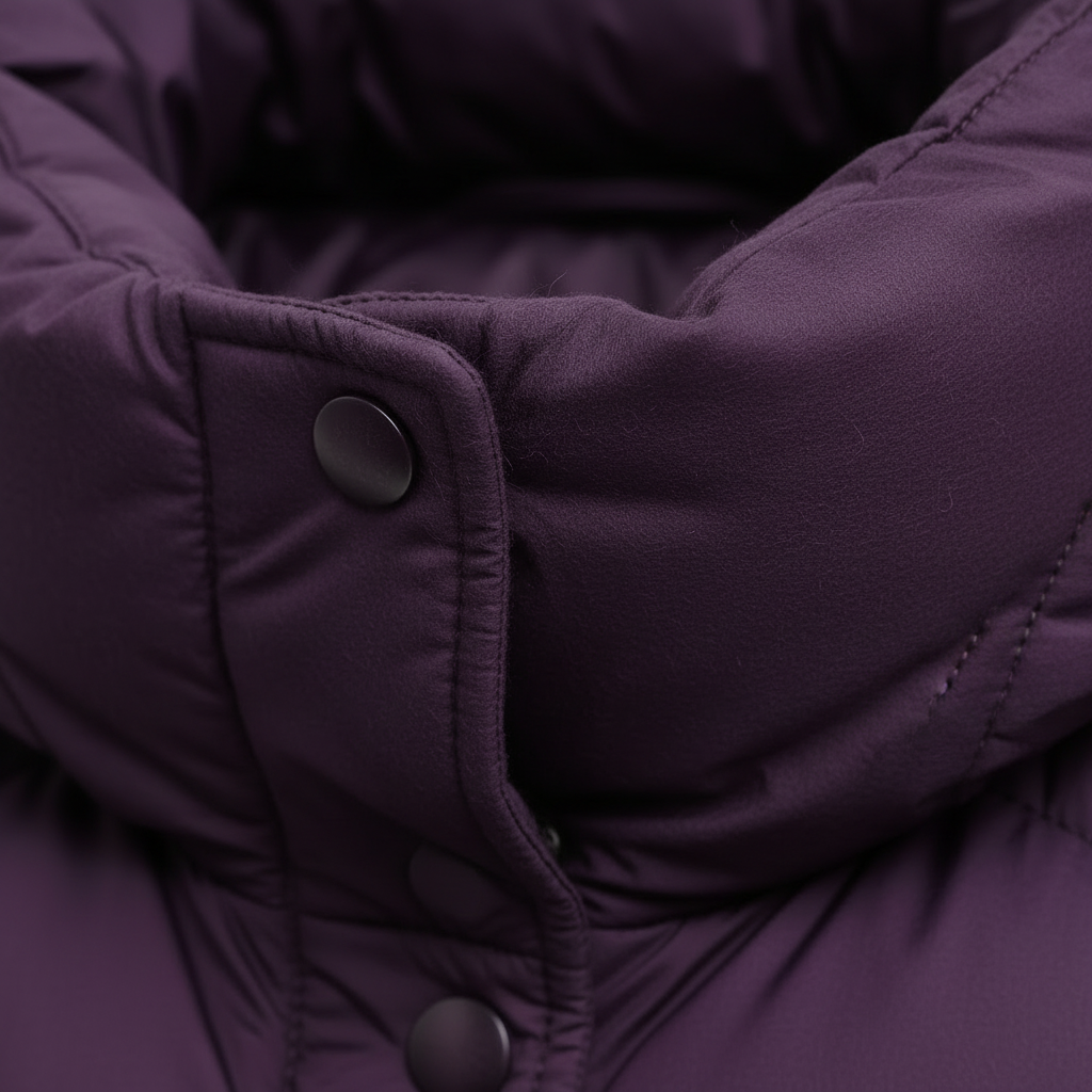 Veste matelassée à capuche pour femme – coupe courte