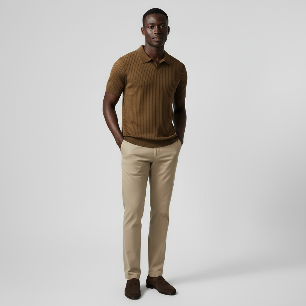 Polo en maille pour homme