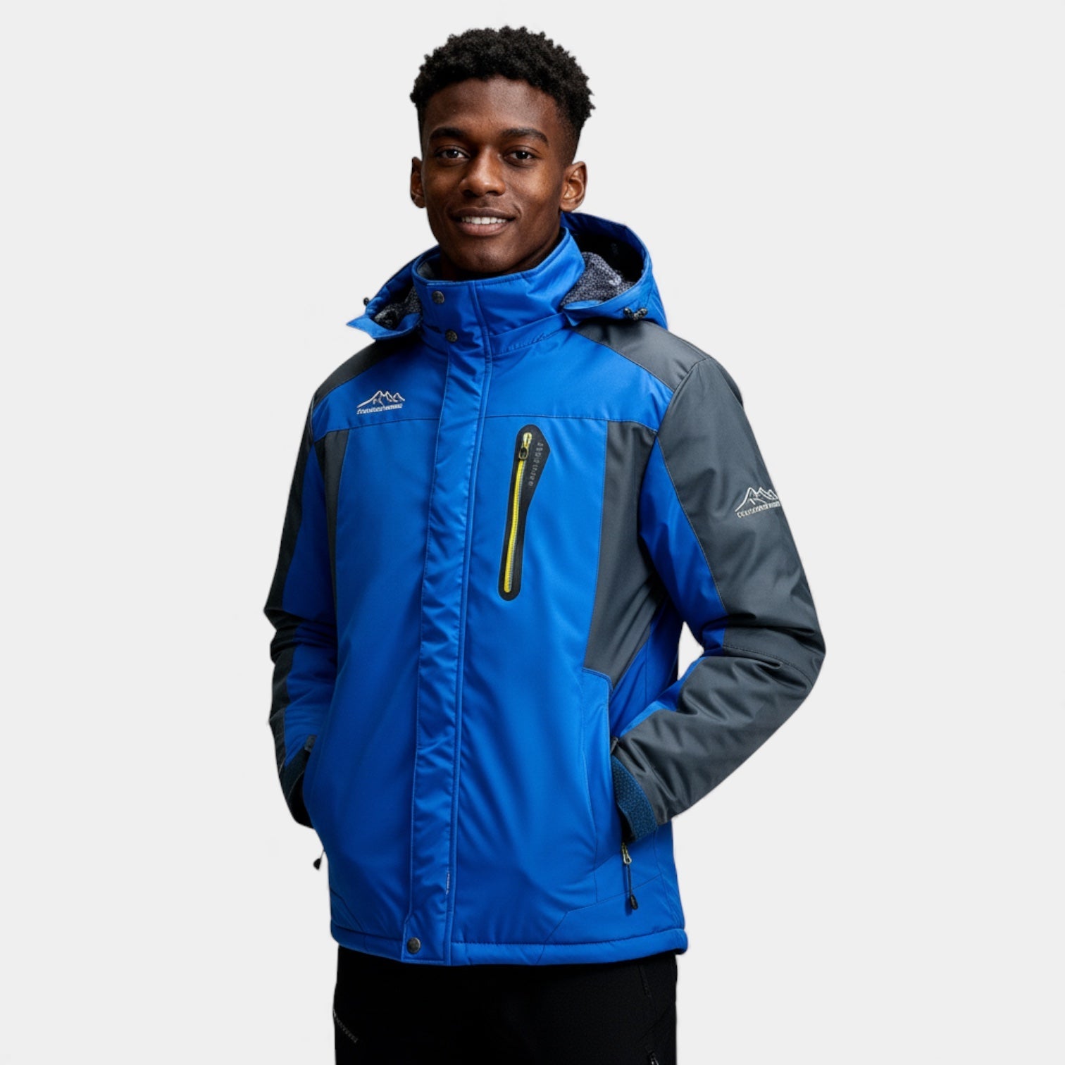 Veste de ski à capuche pour homme – veste isolante de performance hivernale