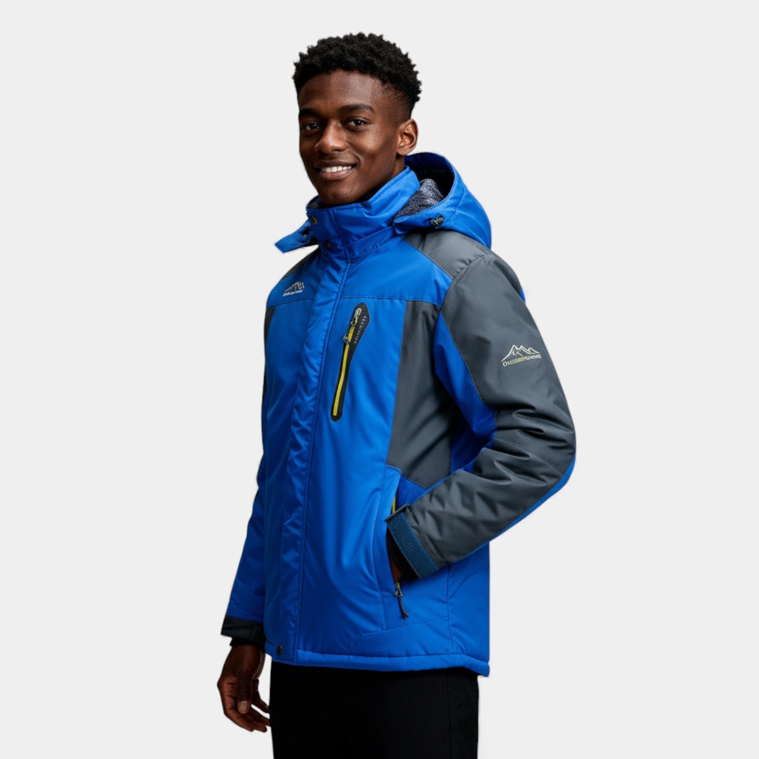 Veste de ski à capuche pour homme – veste isolante de performance hivernale