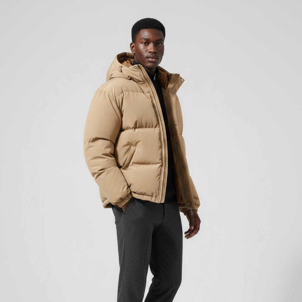 Doudoune pour homme en duvet – Imperméable et coupe-vent