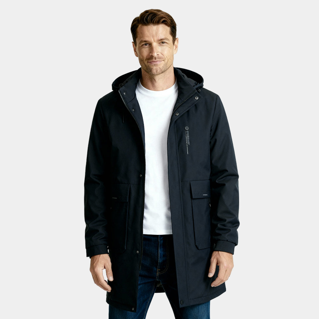 Parka longue pour homme - Veste d'hiver coupe-vent et imperméable