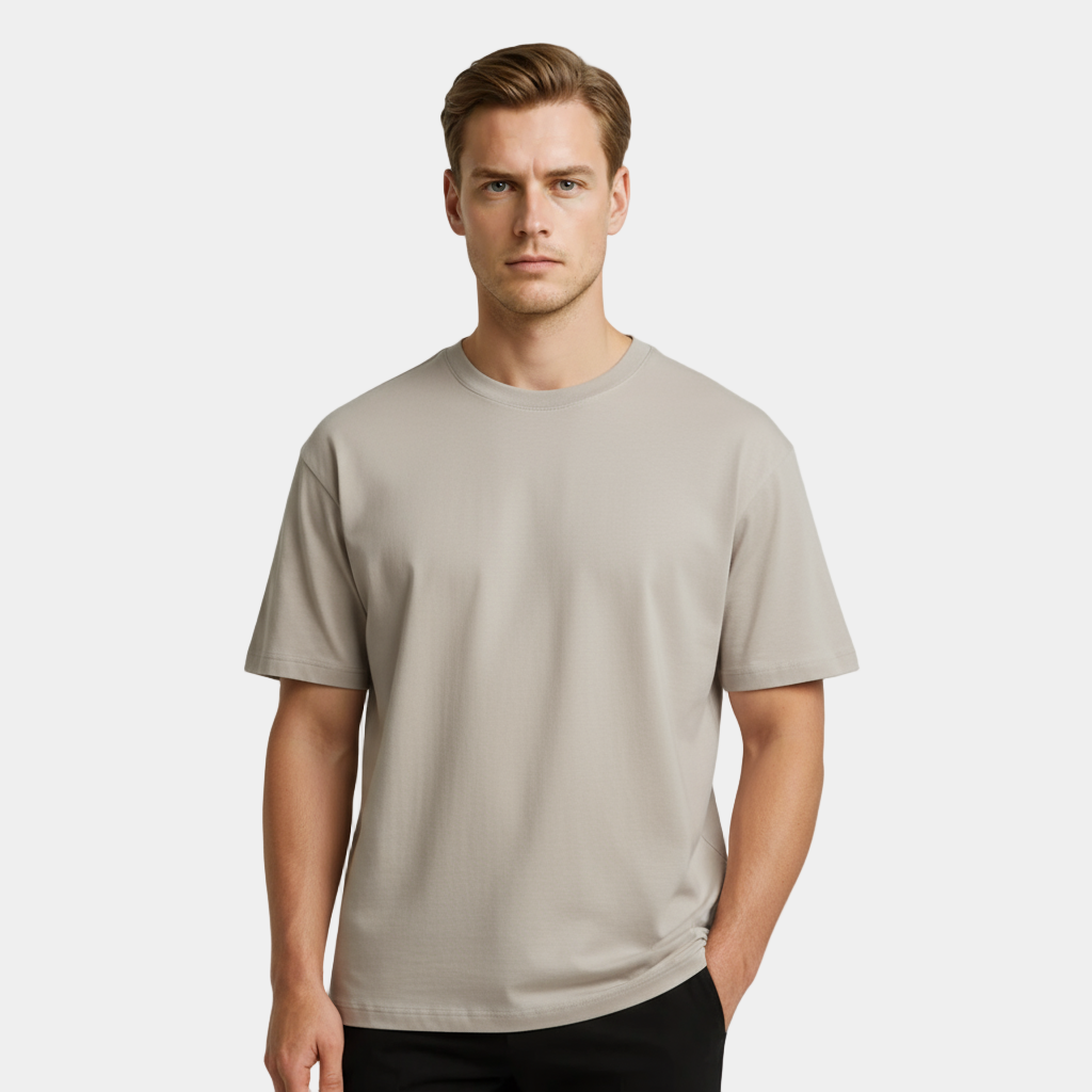 T-shirt essentiel pour homme – manches courtes, col rond