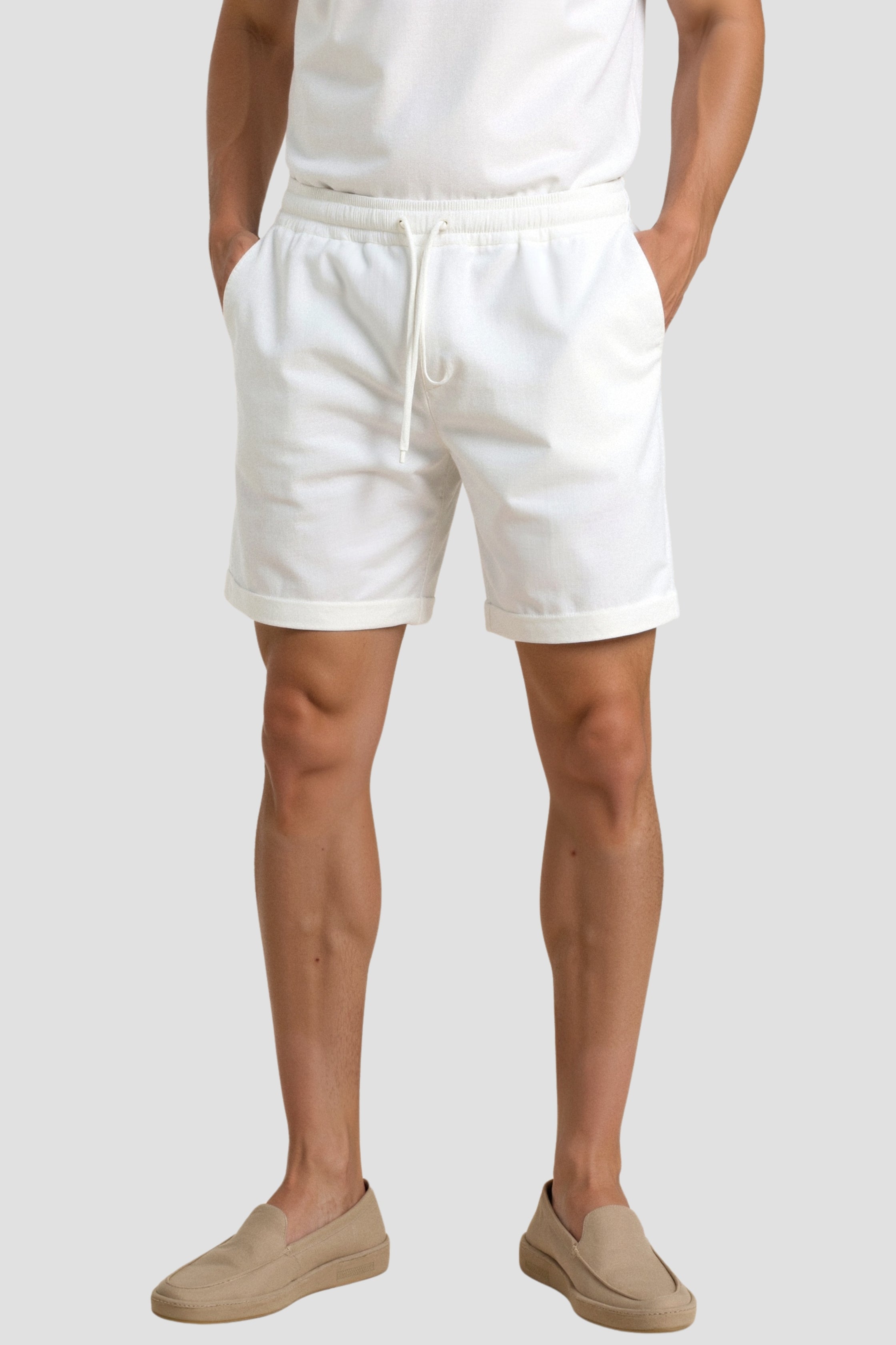 Shorts de sport confortables en coton respirant
