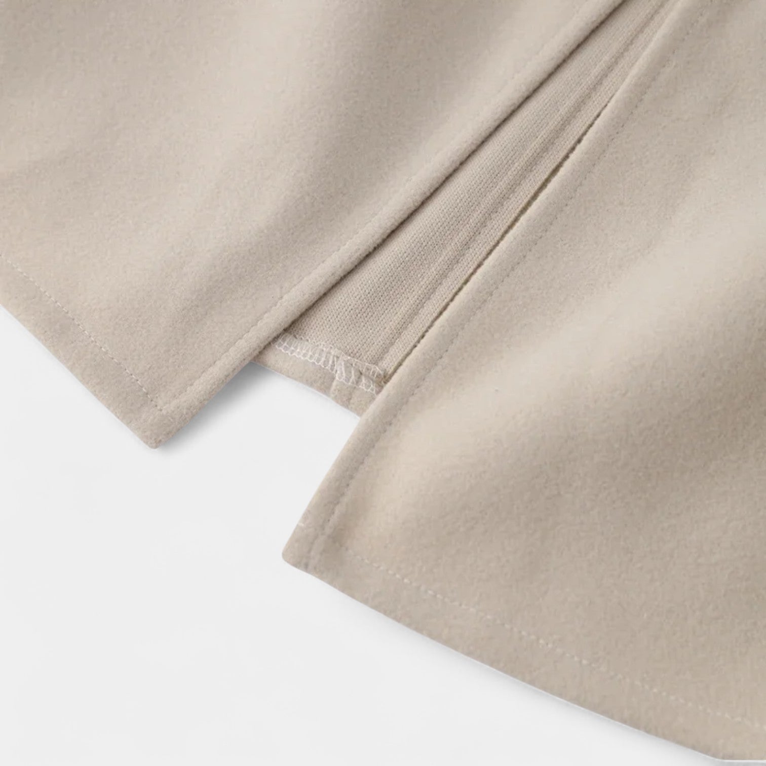 Manteau ceinturé en laine mélangée pour femmes