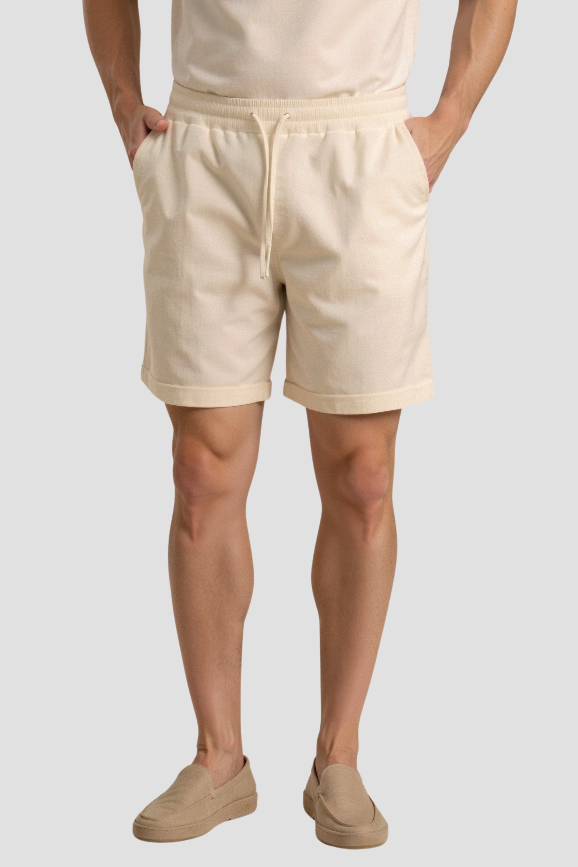 Shorts de sport confortables en coton respirant