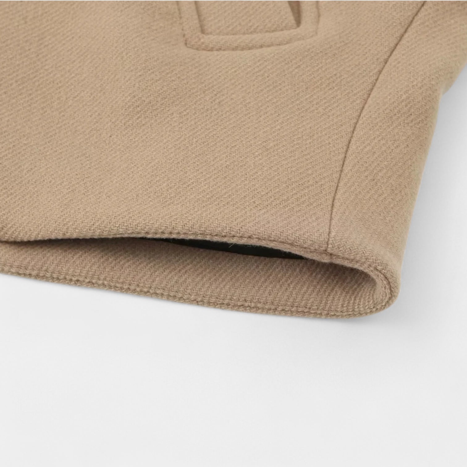 Manteau doux en laine mélangée pour femme