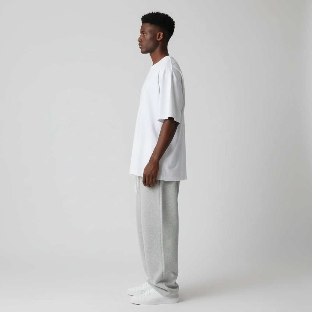 Pantalon de survêtement gris pour homme