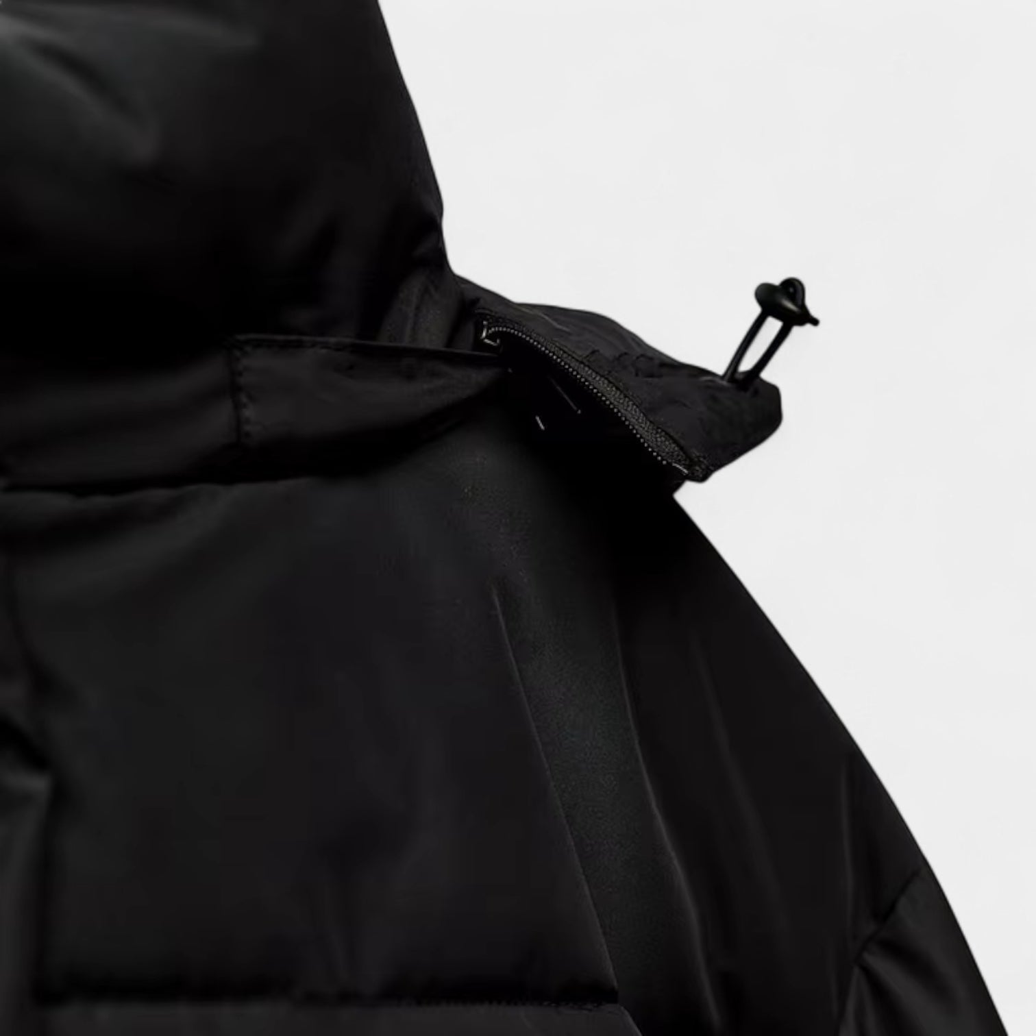 Doudoune courte pour femme à capuche