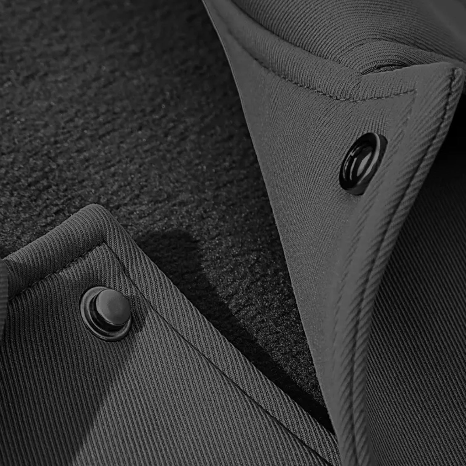 Veste Harrington pour homme doublée de polaire - manteau en twill imperméable