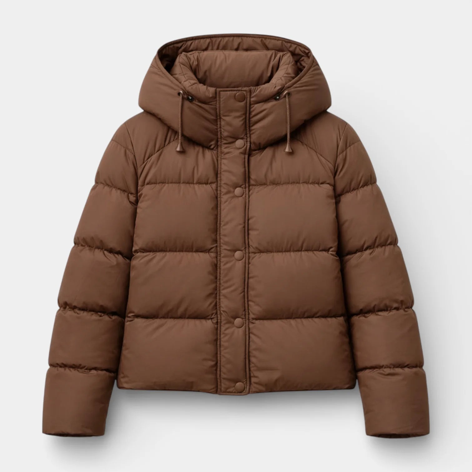 Veste matelassée à capuche pour femme – coupe courte