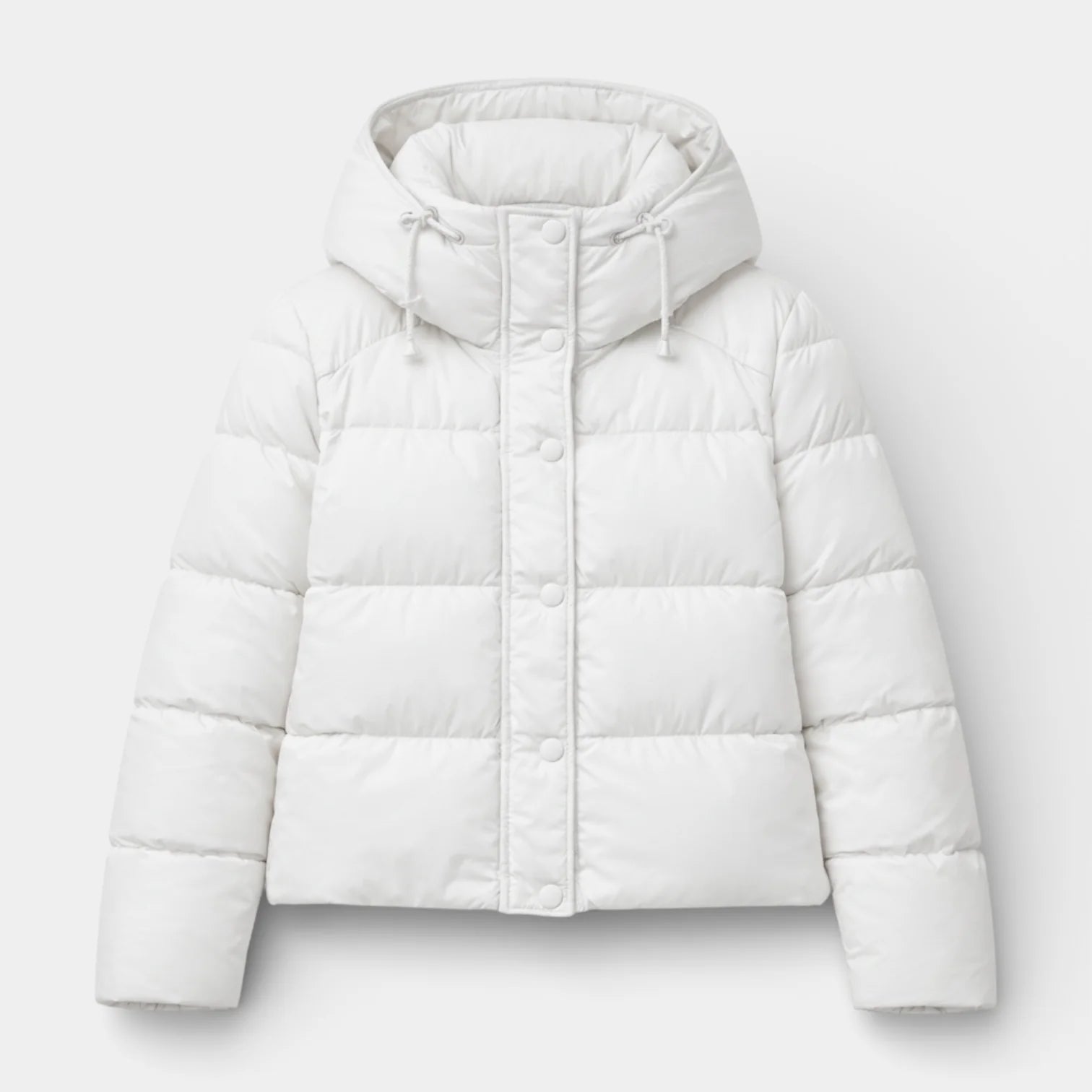 Veste matelassée à capuche pour femme – coupe courte