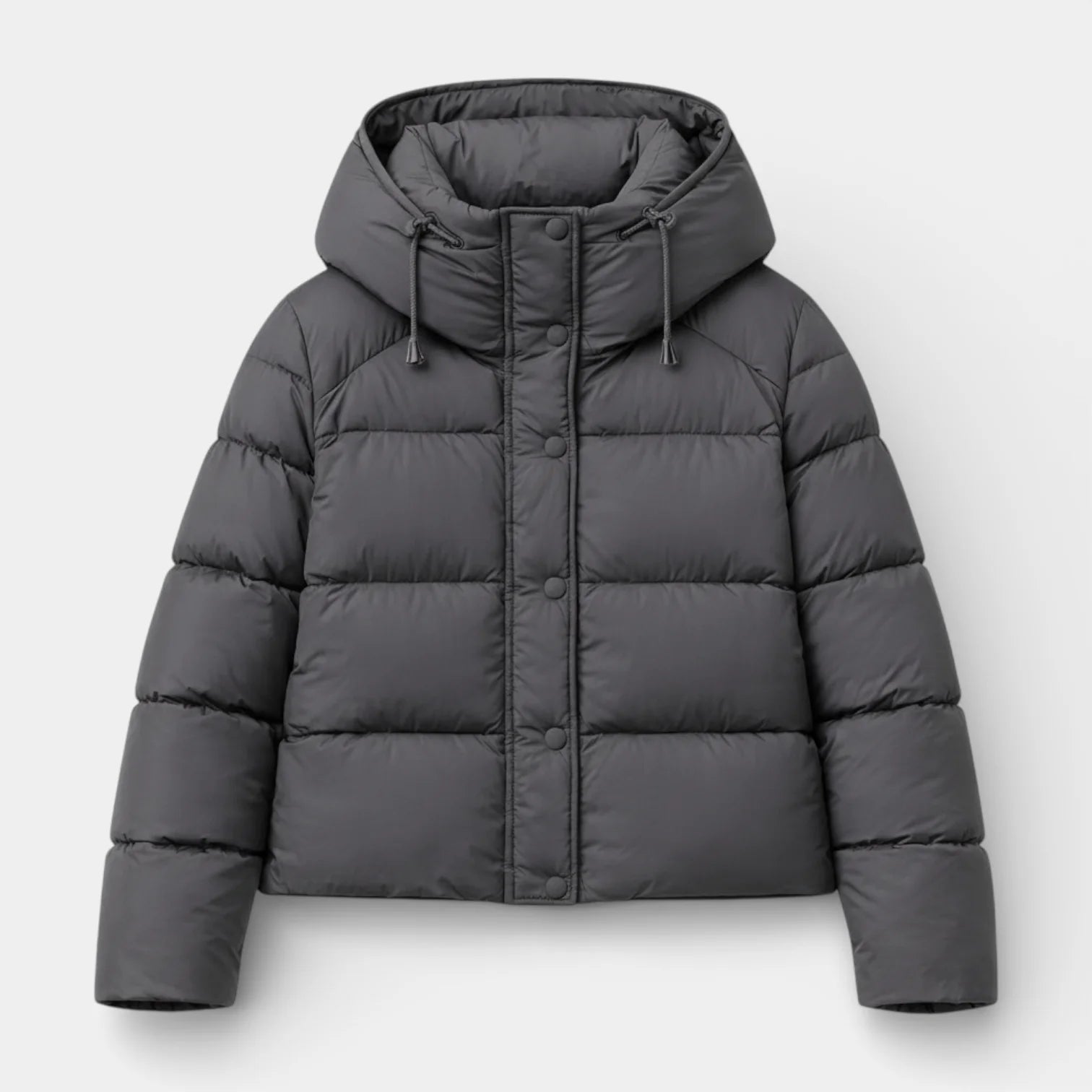 Veste matelassée à capuche pour femme – coupe courte