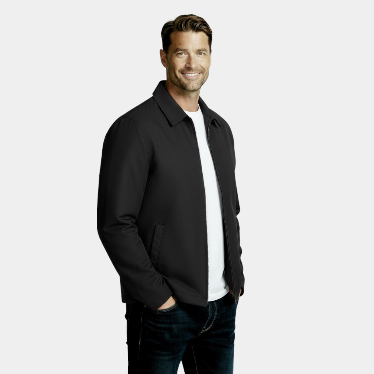 Veste Harrington pour homme légère et coupe-vent