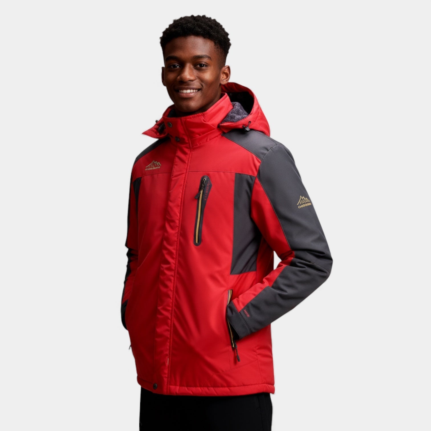 Veste de ski à capuche pour homme – veste isolante de performance hivernale