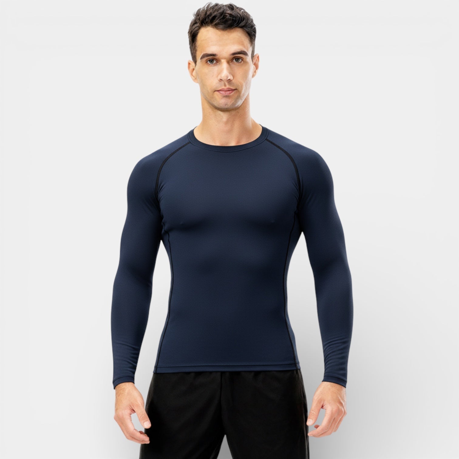 T-shirt de compression à manches longues pour homme