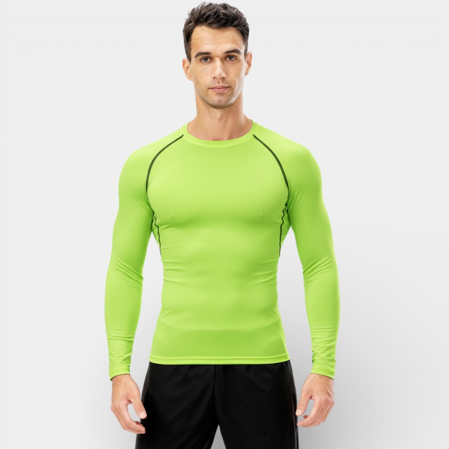T-shirt de compression à manches longues pour homme