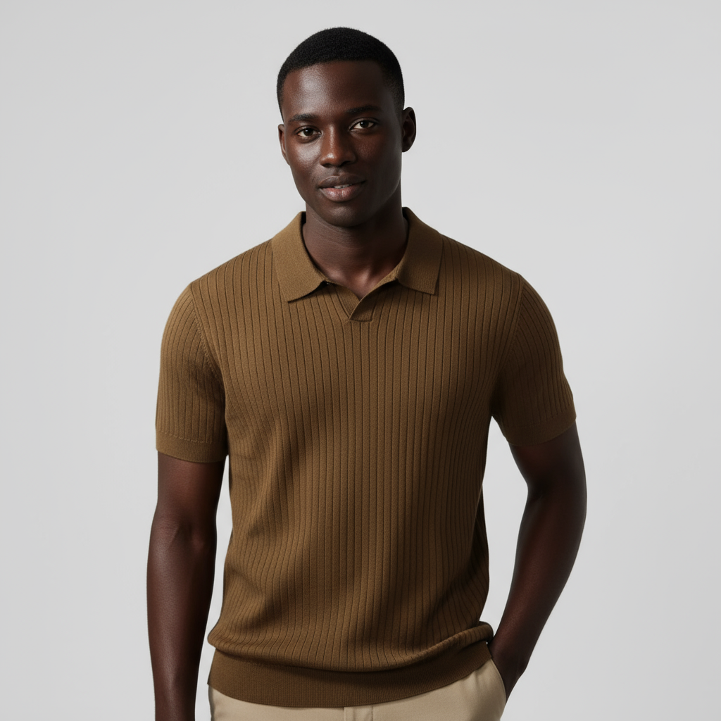 Polo en maille pour homme