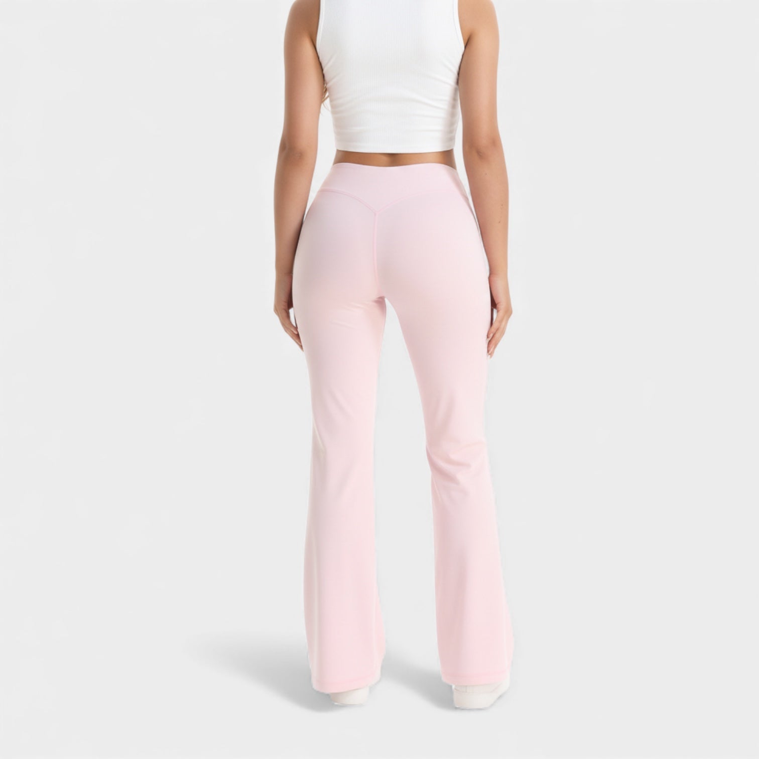 Leggings évasés à taille haute pour femmes – stretch sculptant