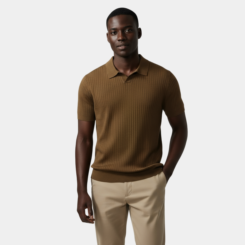 Polo en maille pour homme