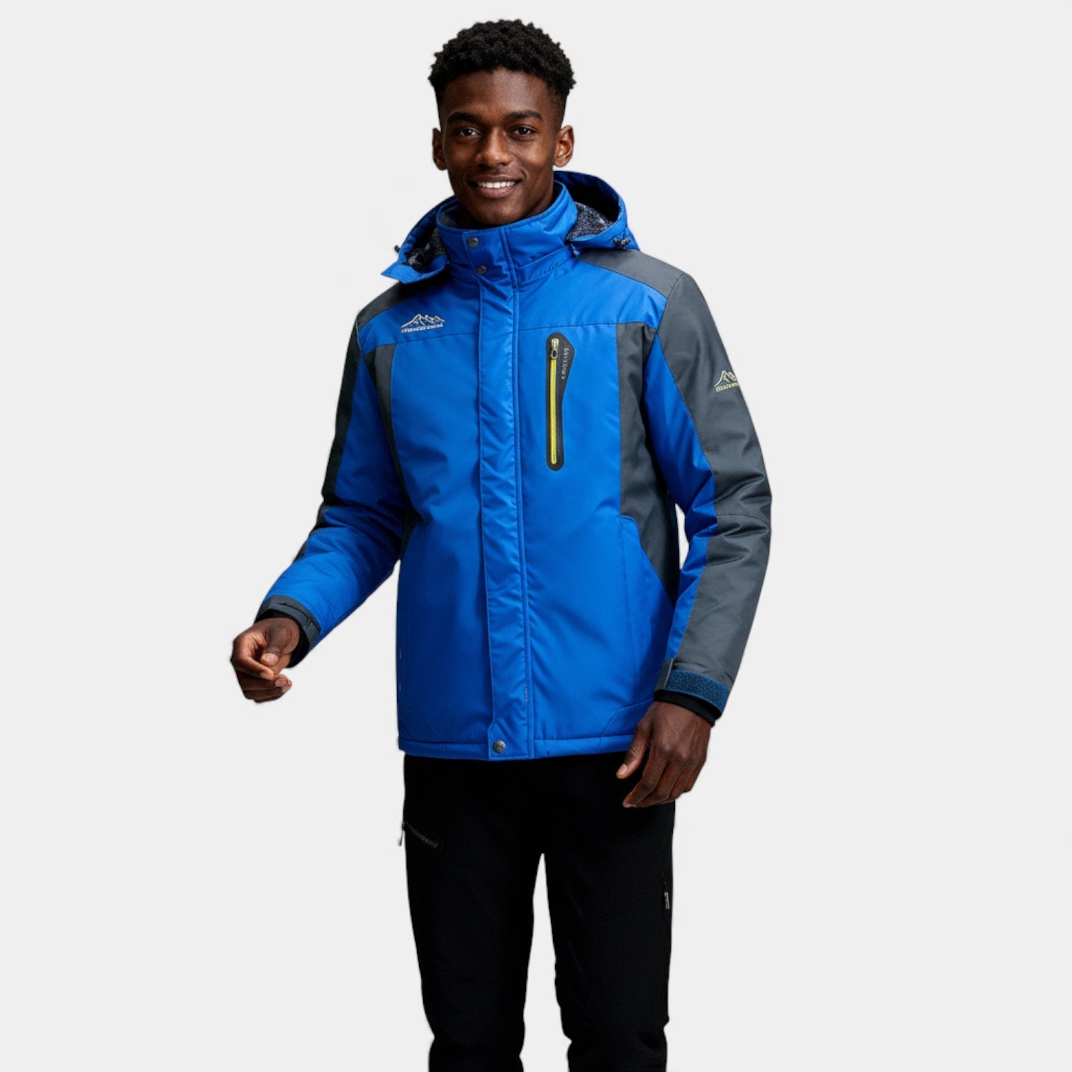 Veste de ski à capuche pour homme – veste isolante de performance hivernale