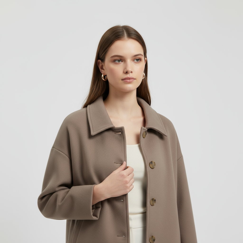 Manteau court pour femme jusqu'aux hanches
