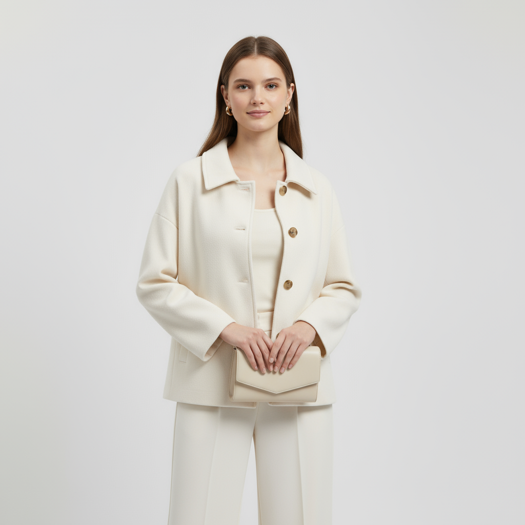 Manteau court pour femme jusqu'aux hanches